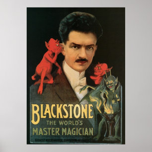 Blackstone ~ Master Magicia  Magische Wet Poster
