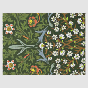Blackthorn, beroemd William Morris-patroon, Tissuepapier