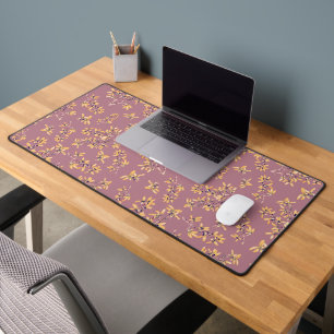 Blackthorn Patroon Paarse Geel Bureaumat