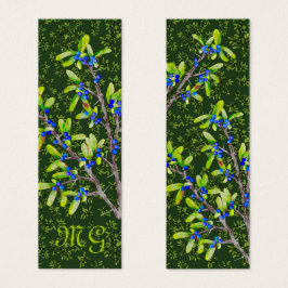 Blackthorn takken met Initialen Mini Visitekaartjes