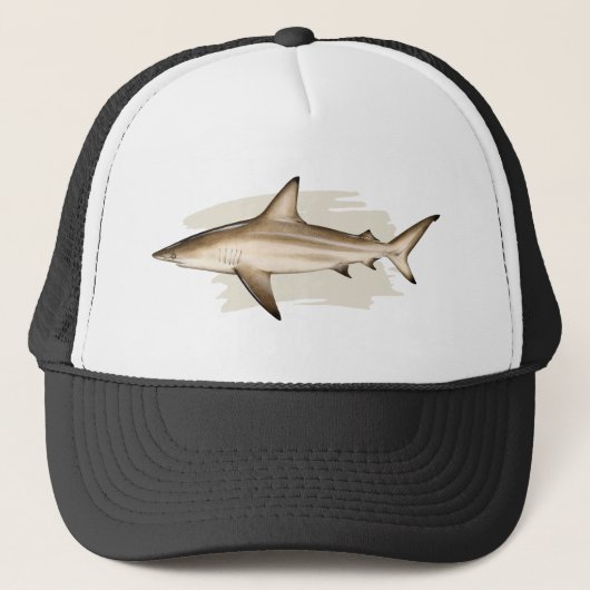 Blacktip Shark Trucker Hat Pet (Voorkant)
