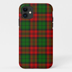 Blackwatch Campbell Tartan Rood Groen Plaid iPhone 11 Hoesje