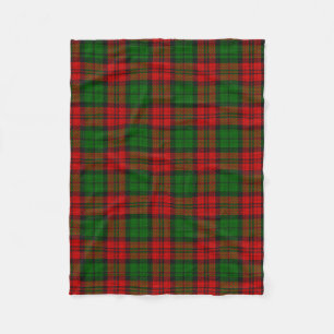 Blackwatch Campbell Tartan Rood Groen Plaid Fleece Deken