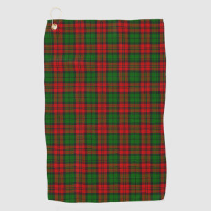 Blackwatch Campbell Tartan Rood Groen Plaid Golfhanddoek