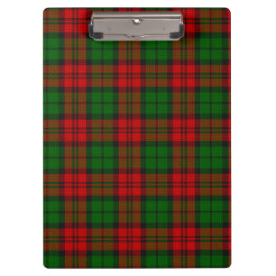 Blackwatch Campbell Tartan Rood Groen Plaid Klembord