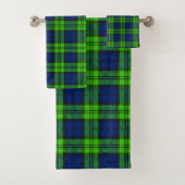 Blackwatch Plaid Tartan Bad Handdoek (Insitu)