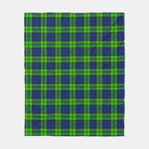 Blackwatch Plaid Tartan Fleece Deken
