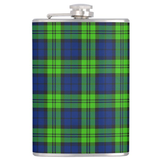 Blackwatch Plaid Tartan Heupfles (Voorkant)