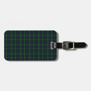 Blackwatch Tartan Bagagelabel