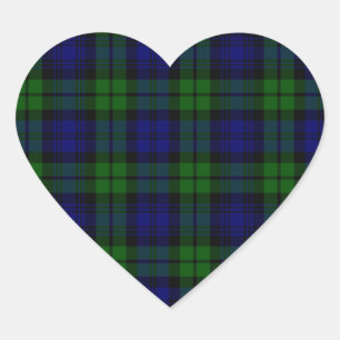 Blackwatch tartan Campbell clan Hart Sticker