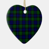 Blackwatch tartan Campbell clan Keramisch Ornament (Rechts)