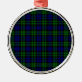 Blackwatch tartan Campbell clan Metalen Ornament