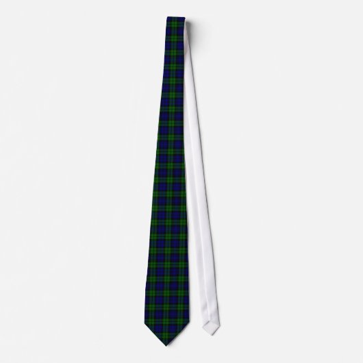 Blackwatch tartan Campbell clan Stropdas (Voorkant)