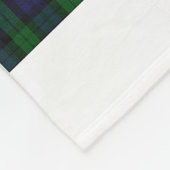 Blackwatch Tartan Fleece Deken (Hoek)