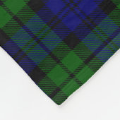Blackwatch Tartan Fleece Deken (Hoek)