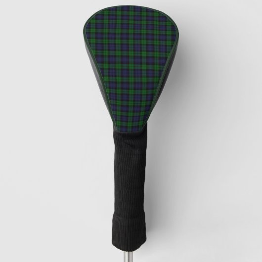 Blackwatch Tartan Royal Scottish Pset Pattern Golfheadcover (Voorkant)