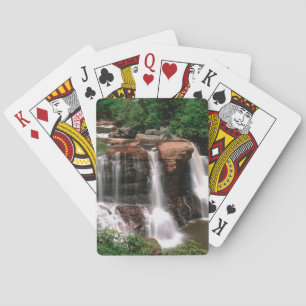 Blackwater Falls, West Virginia, landschappelijk, Pokerkaarten