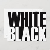 BlackWhite Briefkaart (Voorkant / Achterkant)