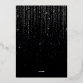  Blackwhite elegant Crescent Eid Party Invitation  (Verso)