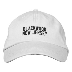 BLACKWOOD New Jersey Hoed Geborduurde Pet
