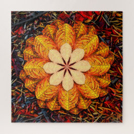 Blad Bloem Legpuzzel