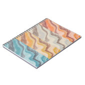 Blad & Gebogen abstract Notitieboek (Linkerzijde)