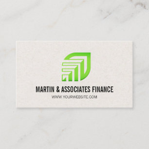 Blad Logo Financiën Visitekaartje