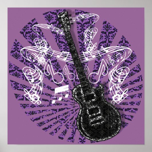 blad Music Rock N Roll Poster (Voorkant)