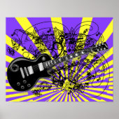 blad Music Rock N Roll Poster (Voorkant)