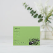 blad Music Rock N Roll Visitekaartje (Staand voorkant)