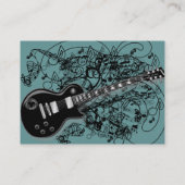 blad Music Rock N Roll Visitekaartje (Achterkant)