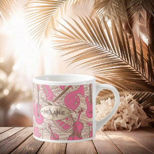 Blad Muziek en instrumenten Roze/Ivory ID481 Espresso Kop