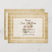 Blad Muziek Roze roze roze sla het Briefkaart Datu (Voorkant / Achterkant)