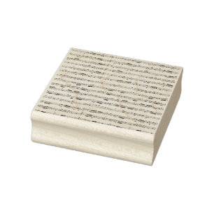 Blad Muziek Rubber Kunststempel Rubberstempel