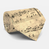 Blad Muziek  Stropdas (Opgerold)