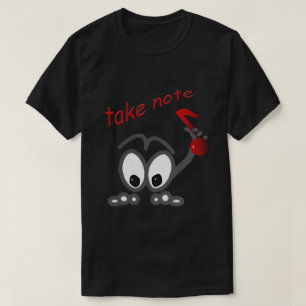 Blad Muzieknotitie Docent Muzikant Composer T-shirt