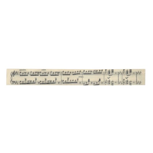 Blad muziekontwerp lint (Voorkant)