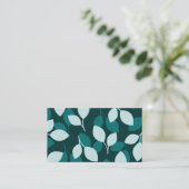 Blad ontwerp visitekaartje (Staand voorkant)