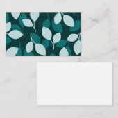 Blad ontwerp visitekaartje (Voorkant / Achterkant)