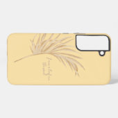 blad op de wind samsung galaxy hoesje (Achterkant horizontaal)