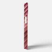 Blad Rood Diagonaal Case-Mate iPhone Case (Achterkant / Rechts)