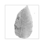 Blad rubber stempel (Afrduk)