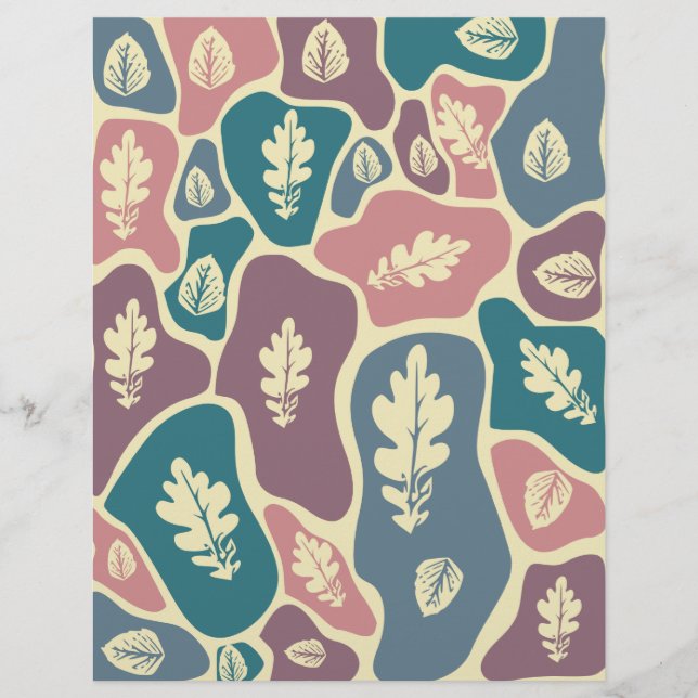Blad & Steen Patroon Papier (Voorkant)