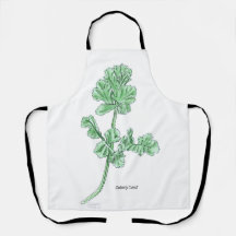 Blad van bleekselderij