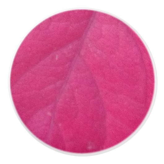 blad van Paarse Herfst Keramische Knop (Voorkant)