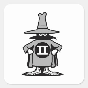 Blad van spook stickers