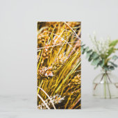 Blad van tarwe - Hartelijk dank Bedankkaart (Staand voorkant)