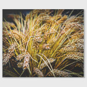 Blad van tarwe - Hartelijk dank Cadeaupapier (Vlak)