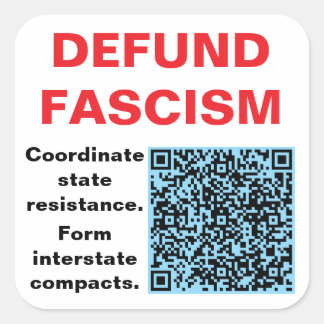 Blad van zes 3 inch, vierkante stickers. sticker