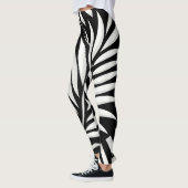 Blad Zebra Stripes stijl Leggings (Links)